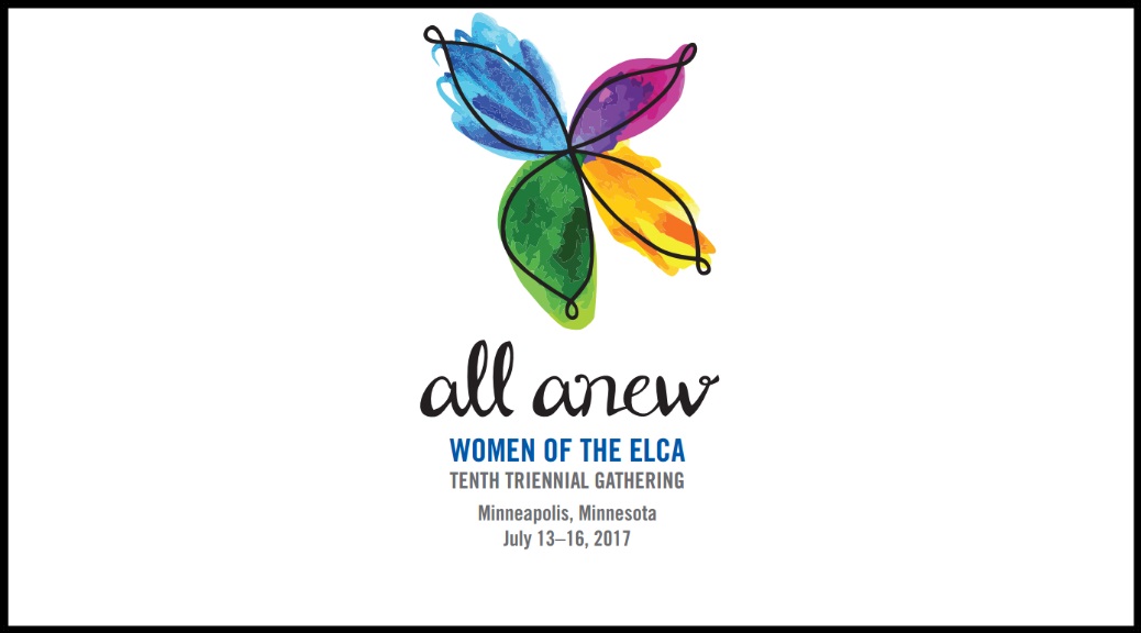 All Anew WELCA 10th Triennial Gathering Logo